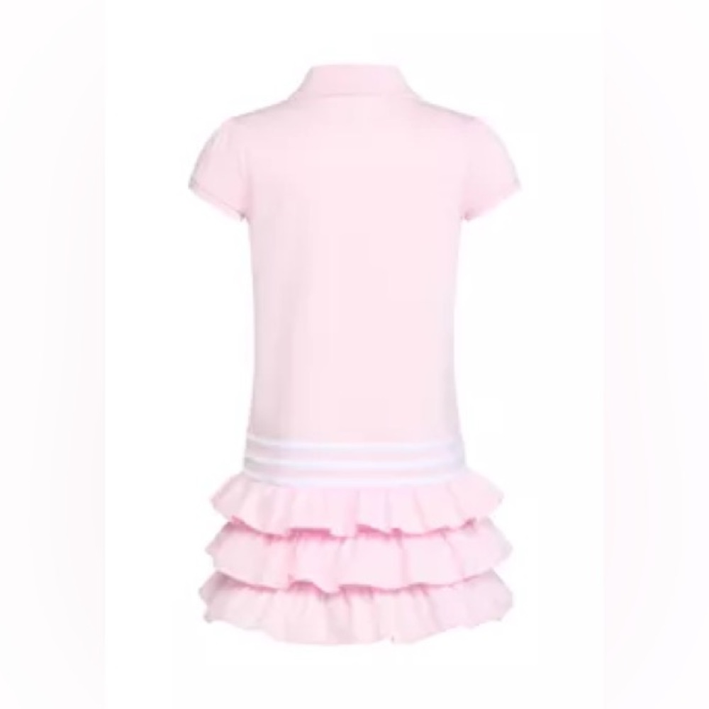 ADIDAS Short‎ Cap Sleeve Ruffle Polo Dress Size 3T - Picture 3 of 7